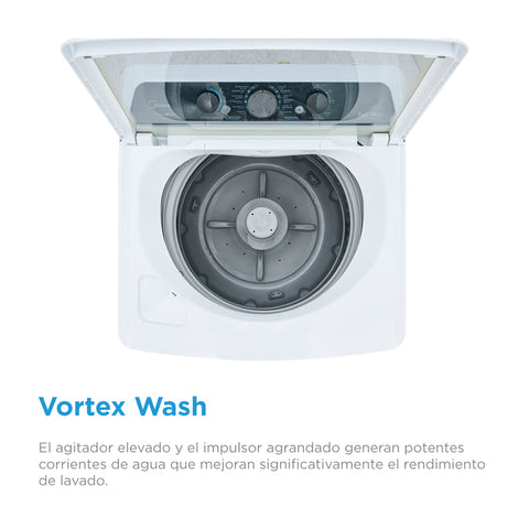 Lavadora Midea Carga Superior 21Kg Vortex Wash Agitador
