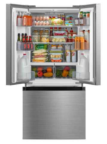 Refrigerador French Door Plus Inverter Bru Steel 19 Pies Cúbicos / 529 L + Regalo Ice Maker