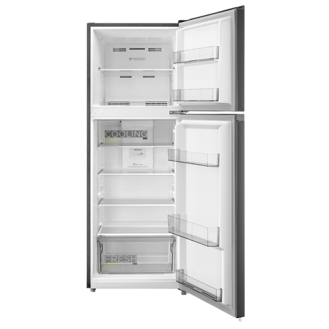 Refrigerador Top Mount Inverter Quattro Jazz Black 9 Pies Cúbicos