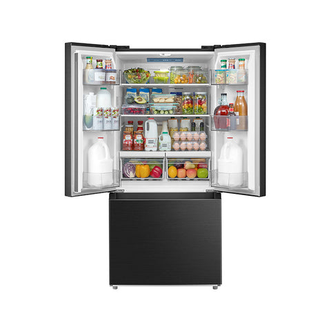 Refrigerador French Door Inverter Quattro Jazz Black 19 Pies Cúbicos