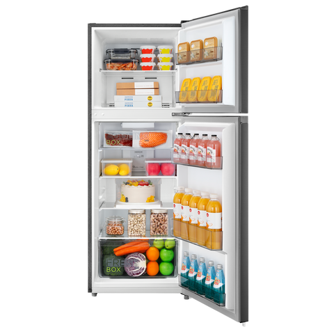 Refrigerador Top Mount Inverter Quattro Jazz Black 9 Pies Cúbicos