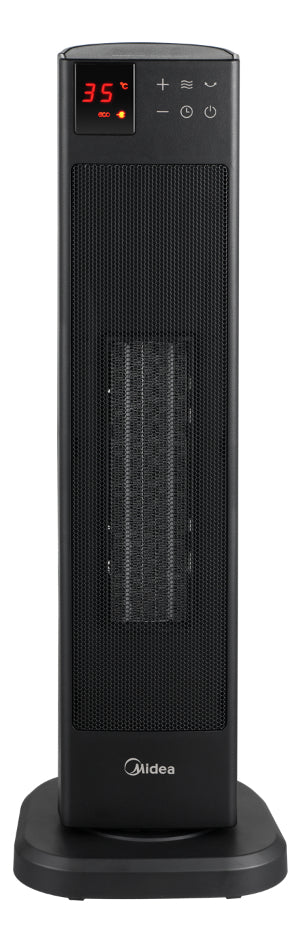 CALEFACTOR TORRE MIDEA MHC150RFBB 23 PULG DIGITAL CERAMICO negro 1