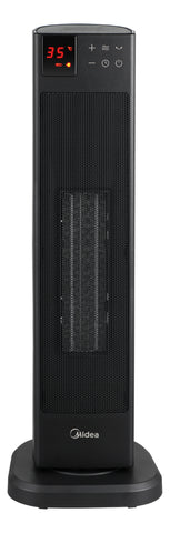 CALEFACTOR TORRE MIDEA MHC150RFBB 23 PULG DIGITAL CERAMICO negro 1