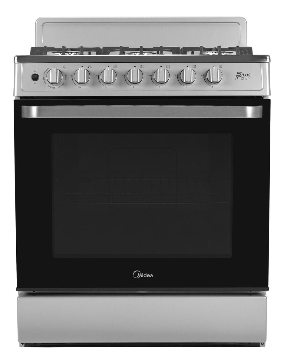 Estufa Midea 30 Pulgadas Silver Copete