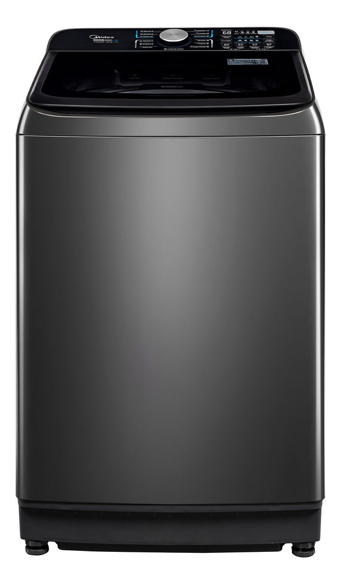 Lavadora Midea Auto Superior 18kg Wave Impeller Titanium