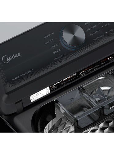 Lavadora Automática Carga Superior 25Kg Silent Wave Charcoal Gray