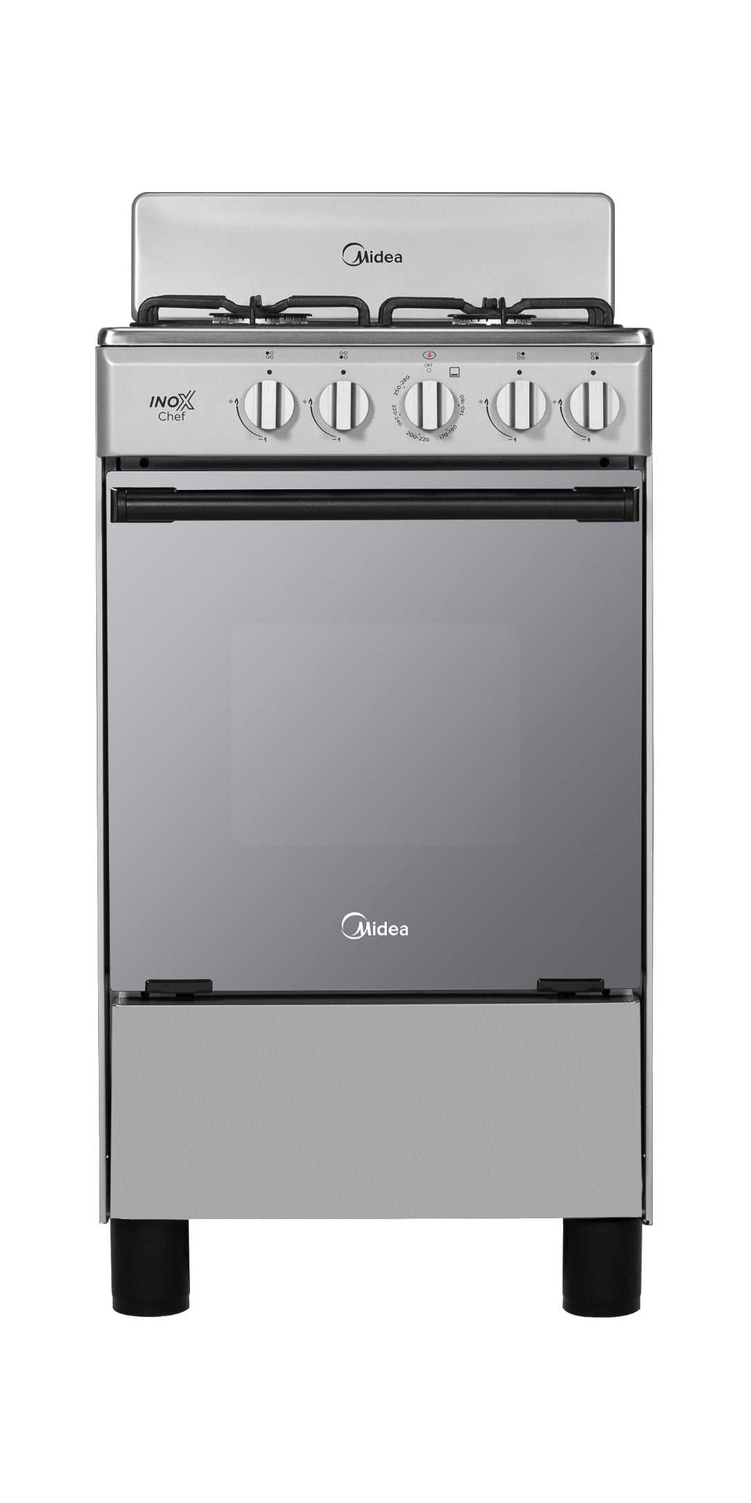 Estufa Midea 20 Pulgadas Silver Copete