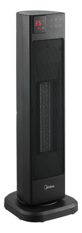 CALEFACTOR TORRE MIDEA MHC150RFBB 23 PULG DIGITAL CERAMICO negro 1