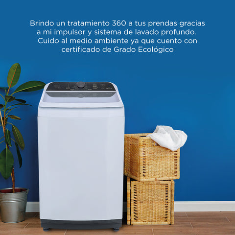 Lavadora Midea Automática 17kg Impeller Blanca