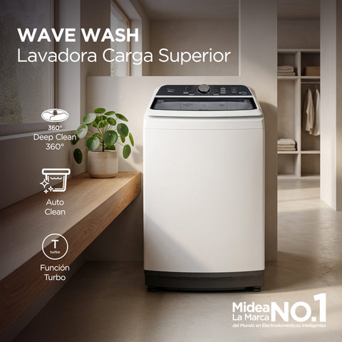 Lavadora Automática Carga Superior 18kg Midea  Vortex Wash