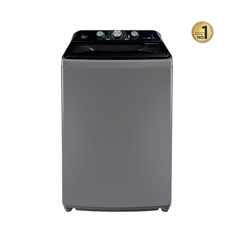 Lavadora Carga Superior Midea 22Kg Vortex Wash Agitador Gris
