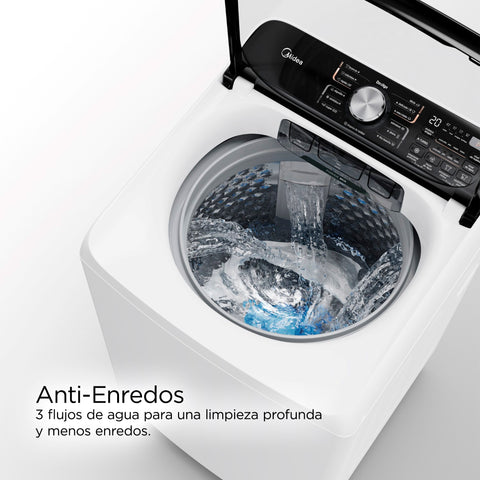Lavadora MIDEA Auto Carga Superior 18 Kg Blanca MA512W18/W