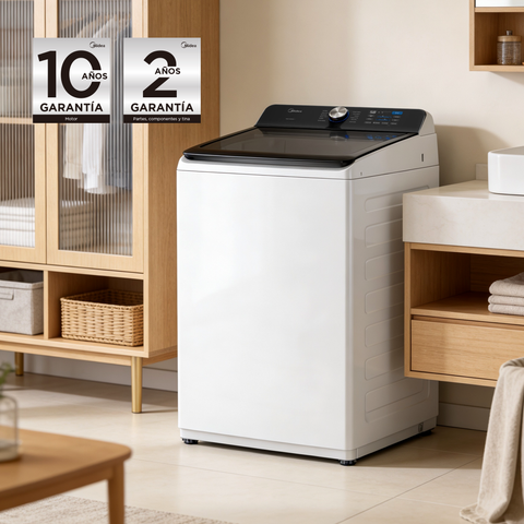 Lavadora Automática Carga Superior 22Kg Wave Wash Blanca
