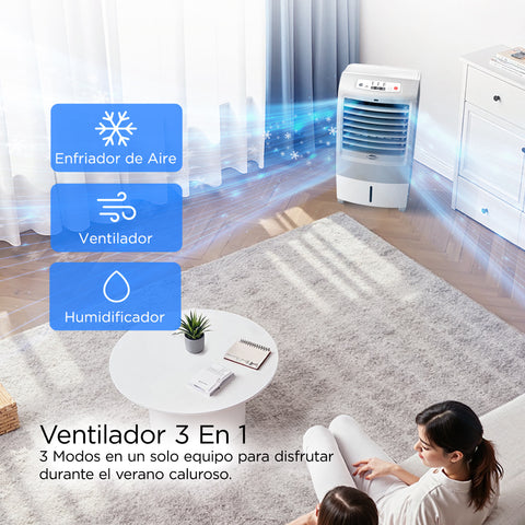 Enfriador Aire Portatil Midea Frio 14L 3 Vel