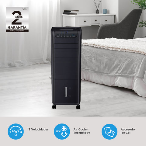 Enfriador de Aire Midea Ice Cool 5.4 Litros Negro