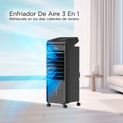 Enfriador de Aire Midea Ice Cool 5.4 Litros Negro