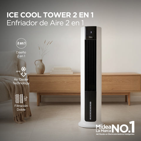 Ventilador de Torre 42" Midea 2 en 1 MAC46TFBW
