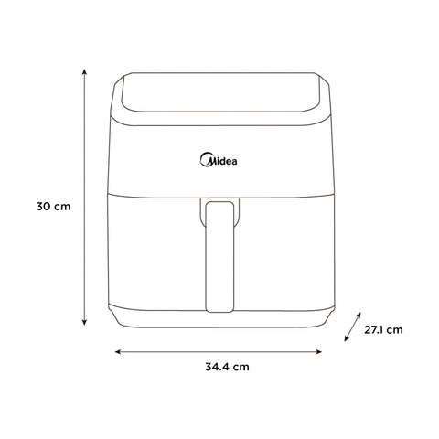 Freidora de Aire Midea Xpress Chef 5.5L