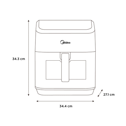 Freidora de Aire Xpress Chef Pro 7L