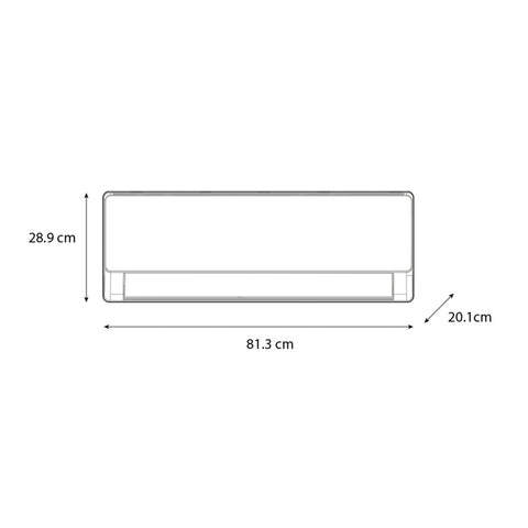 Minisplit AI Ecomaster Inverter, 1 Ton, Sólo Frío, 220V