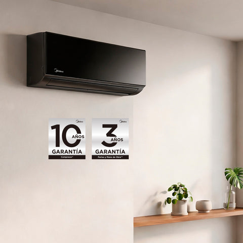 Minisplit Xtreme Midea Inverter Seer 20.6, 1 Ton, Frío Calor