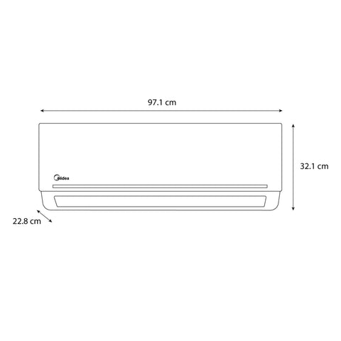 Minisplit Fresh+ Midea On/off Seer 11.5, 1.5 Ton, Frío, 220v