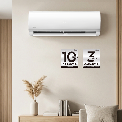 Minisplit Midea Inverter SEER 18 1.5 Ton Sólo Frío 220V