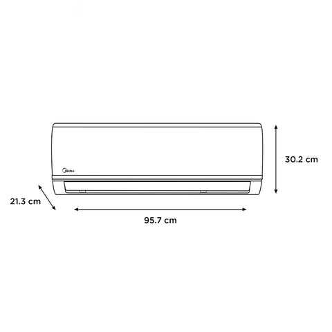Minisplit Midea Inverter SEER 18 1.5 Ton Sólo Frío 220V