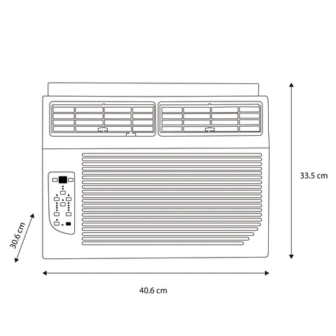 Aire Acondicionado Ventana Midea ECO, 5,000 BTU/h, Frío 110v, Blanco Midea MAW05C1OUM