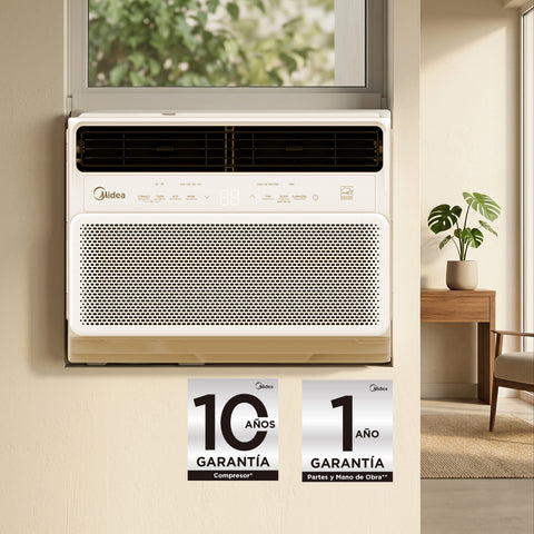 Aire Acondicionado Midea Ventana 8000 BTU Frio-Calor 115V