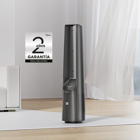 Ventilador Midea de Torre sin aspas 40¨ Negro