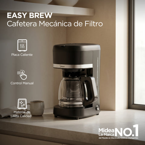 Cafetera Mecánica de Filtro Easy Brew 12 Tazas