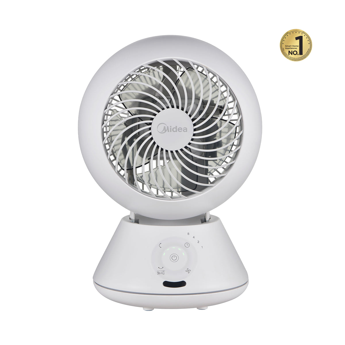 VENTILADOR ESCRITORIO MIDEA 6 PUL TURBO FORCE 5 VEL blanco