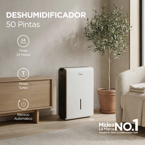 Purificador de Aire Midea 27 cm Con 50 Pintas
