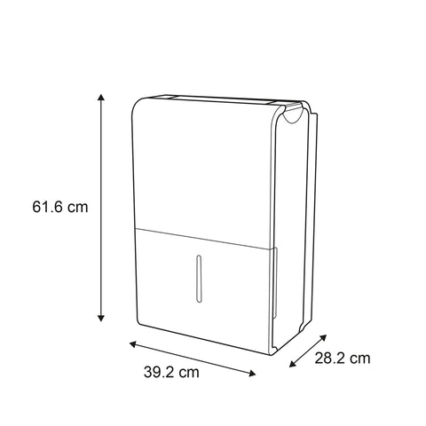 Purificador de Aire Midea 27 cm Con 50 Pintas