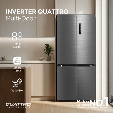 Refrigerador Multi Door Midea Inverter Quattro 19 P