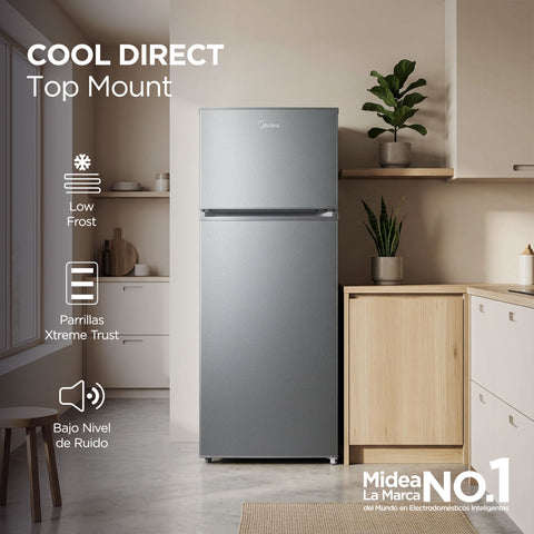 Refrigerador Top Mount Midea Low Frost 8 Pies Cúbicos