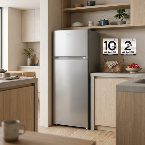 Refrigerador Top Mount Midea Low Frost 8 Pies Cúbicos
