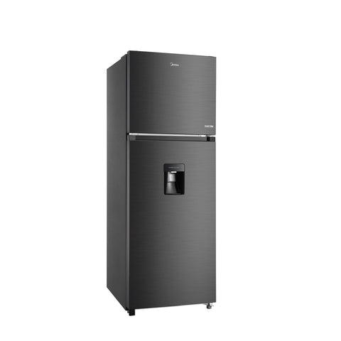 Refrigerador Midea Top Mount 12 Pies Negro Inverter Quattro