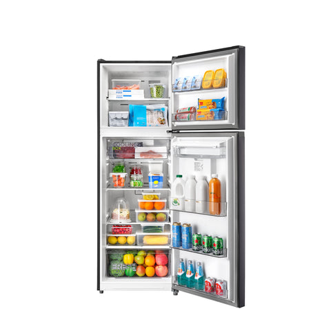 Refrigerador Midea Top Mount 12 Pies Negro Inverter Quattro