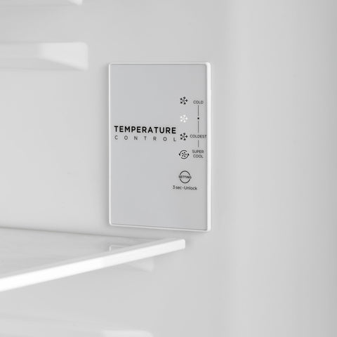 Refrigerador Midea Top Mount 12 Pies Negro Inverter Quattro
