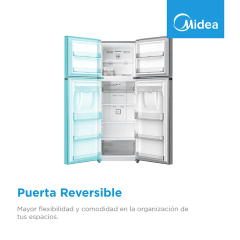 Refrigerador Top Mount Smart Sensor Bru Steel 13 Pies Cúbicos