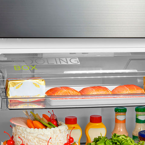 Refrigerador Midea 15 Pies Silver con Despachador
