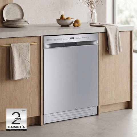 Lavavajillas Midea Sense Wash Empotrable 14 Servicios