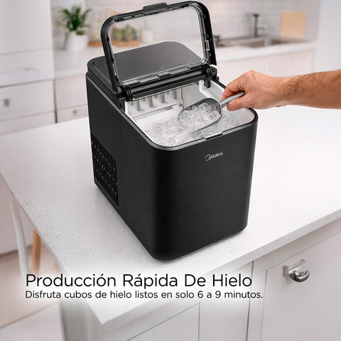 Fábrica de Hielos 12 Kg Negro