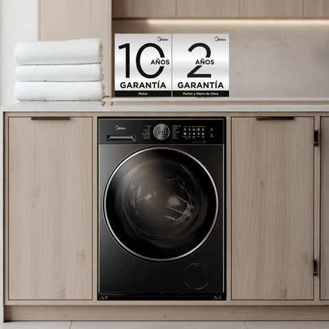 Lavasecadora Midea 15Kg / 7Kg Carga FrontalTitanium