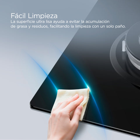 Parrilla de Gas Empotrable Midea 24” (60 cm) 4 Quemadores