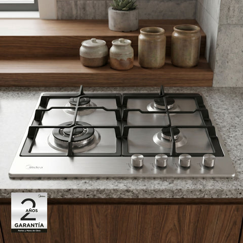 Parrilla Midea a Gas SS 24” | 60cm
