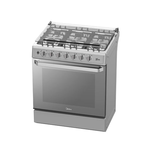 Estufa de piso MIDEA 30 pulgadas silver
