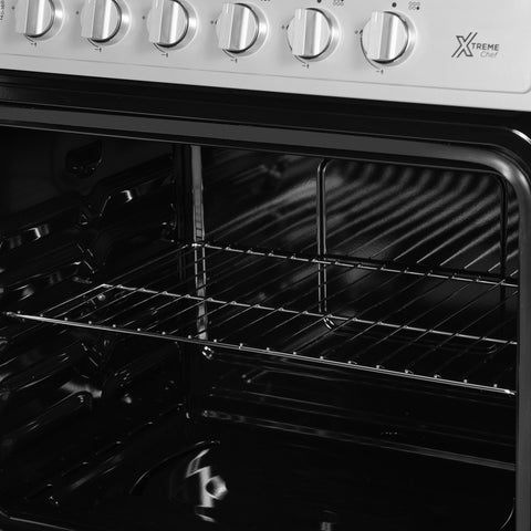 Estufa de piso MIDEA 30 pulgadas silver